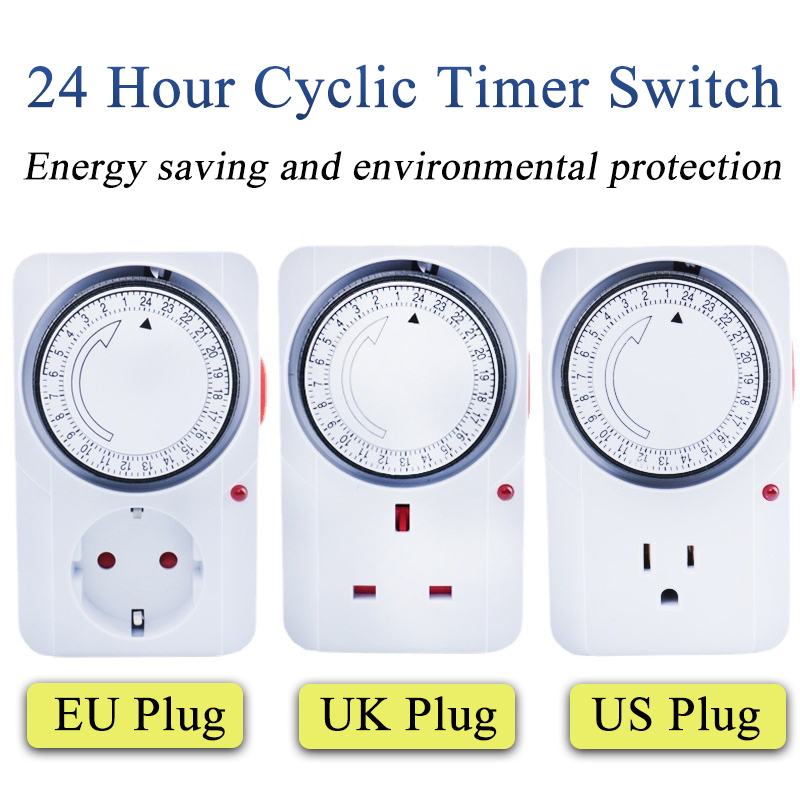 Kitchen Appliances Uk - 24-godzinny cykliczny wyłącznik czasowy, kuchenny timer,