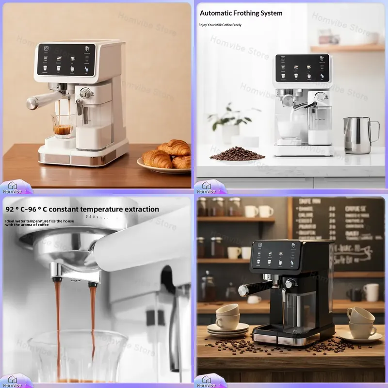 Milk Frother Automatic - Ekspres do espresso 20 barów z