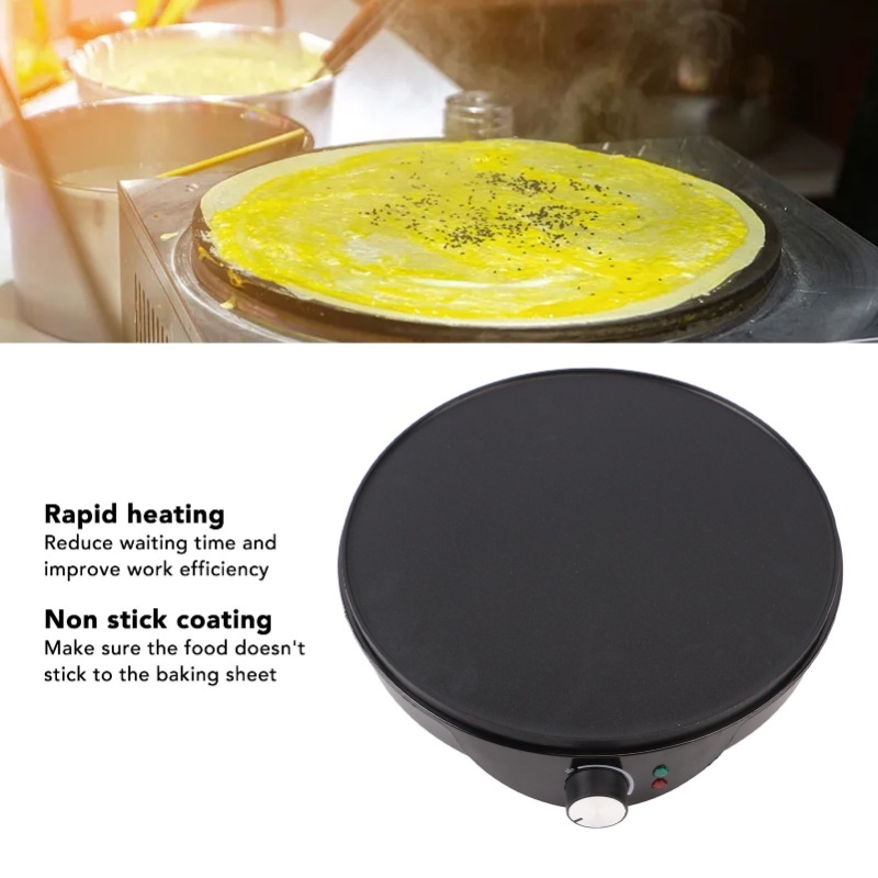 Crepe Maker Non Stick - Patelnia do naleśników z powłoką nieprzywierającą,
