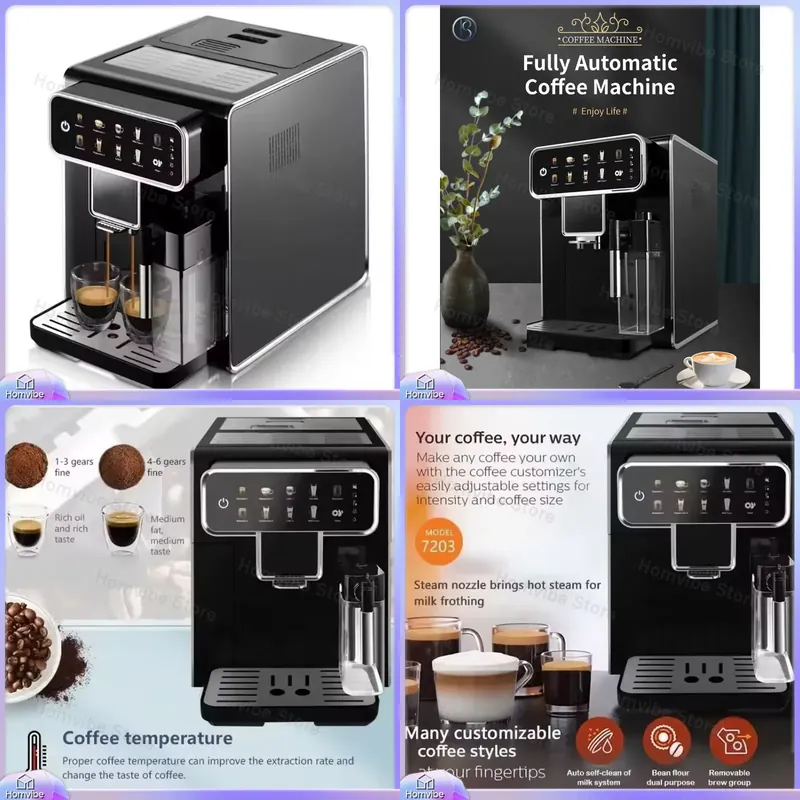 Milk Frother Automatic - Ekspres do espresso 6 w 1