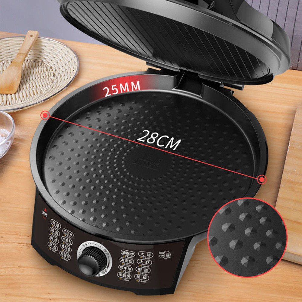 Crepe Maker Non Stick - Wersja 2025 Elektryczna patelnia do pieczenia