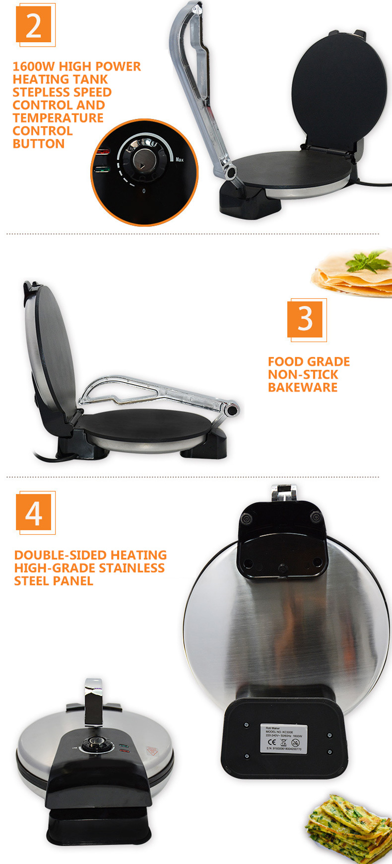 Profesjonalna maszyna do naleś – Crepe Maker Non Stick recenzja i cena