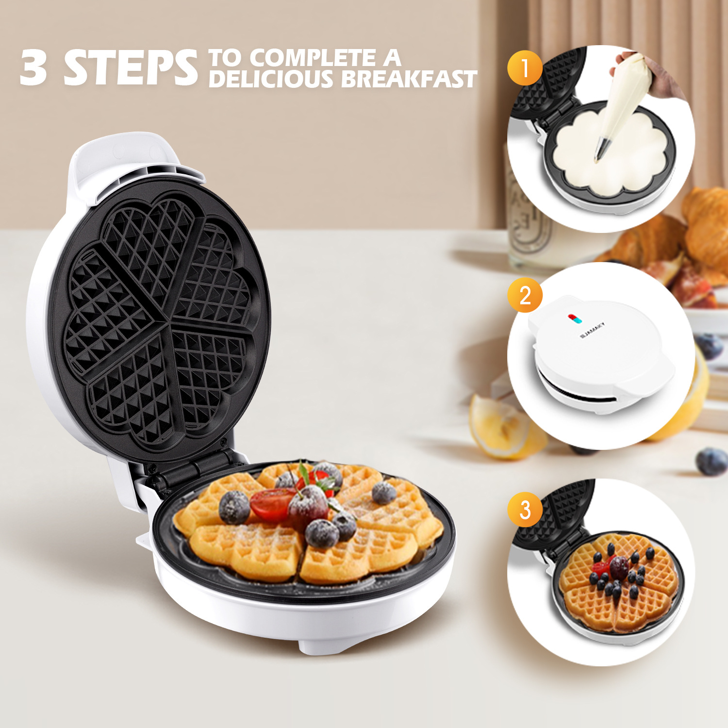Śniadaniowe foremki do gofrów  – Donut Maker Mini recenzja i cena
